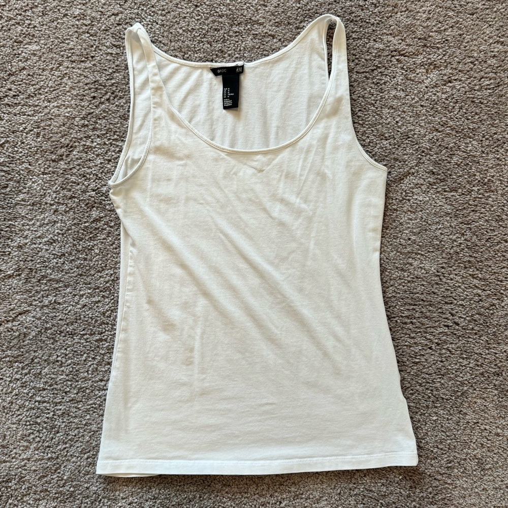 Basic white tank